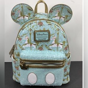Regal Carousel Disney Parks Loungefly Mickey Main Attraction Backpack #7 NWT